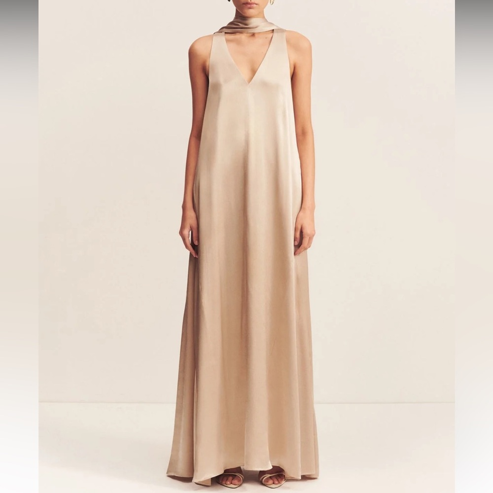 Shona Joy Scarf Maxi Dress